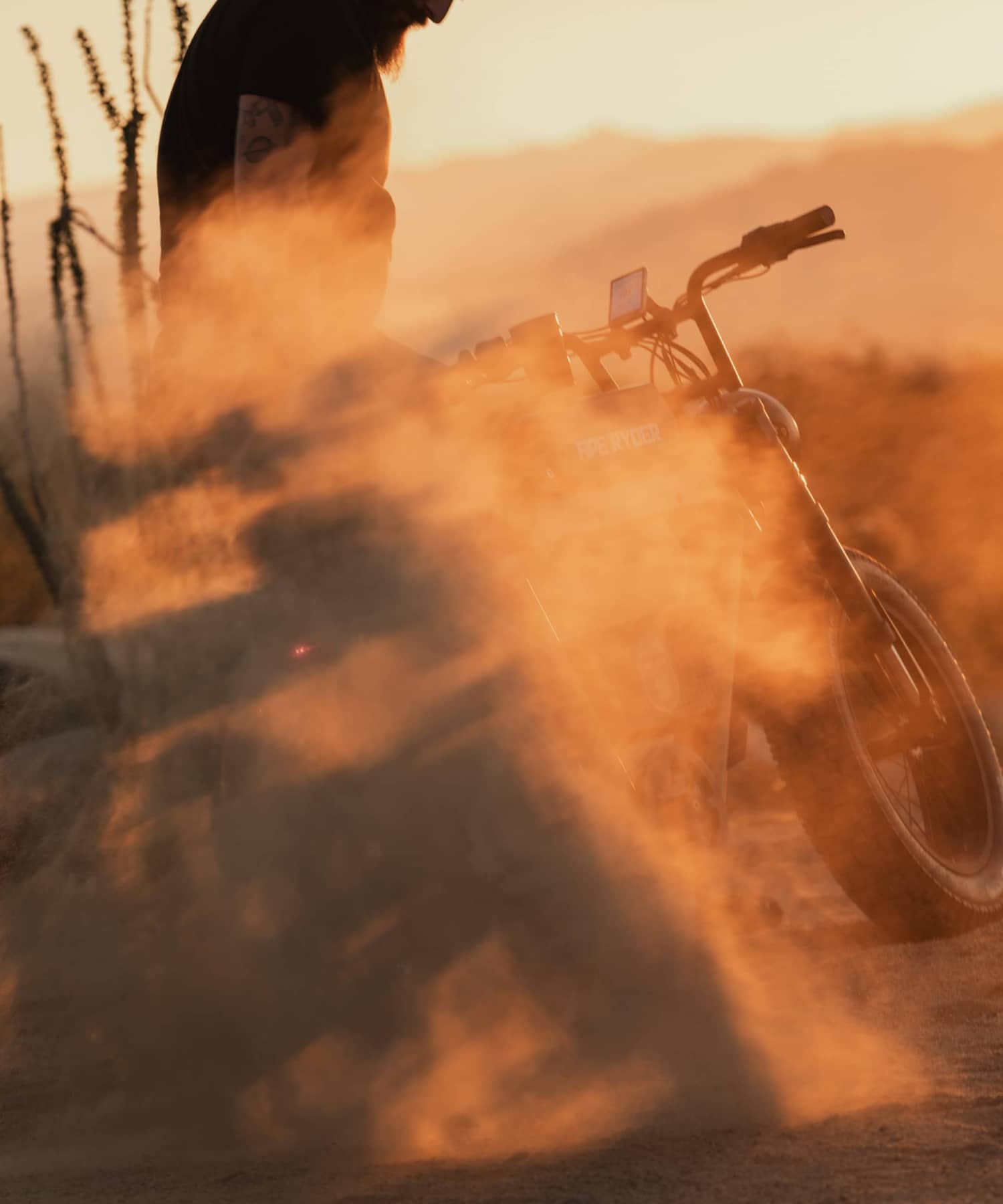 e-bike in the desert