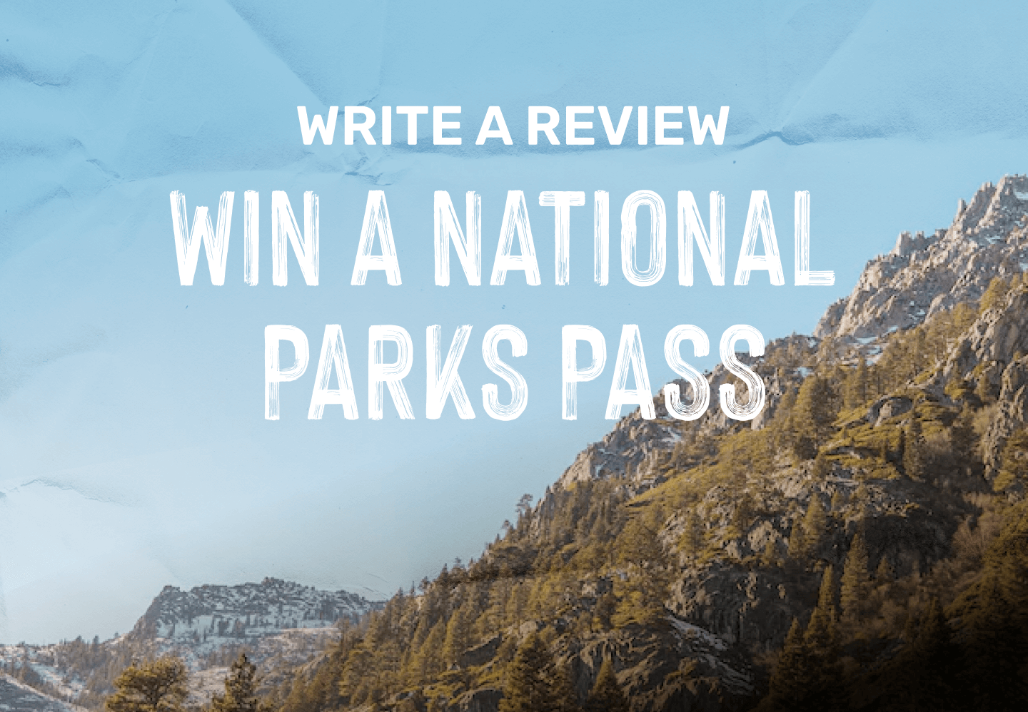 Share your Experience, Get an Experience. Win a National Parks Pass - Ape Ryder