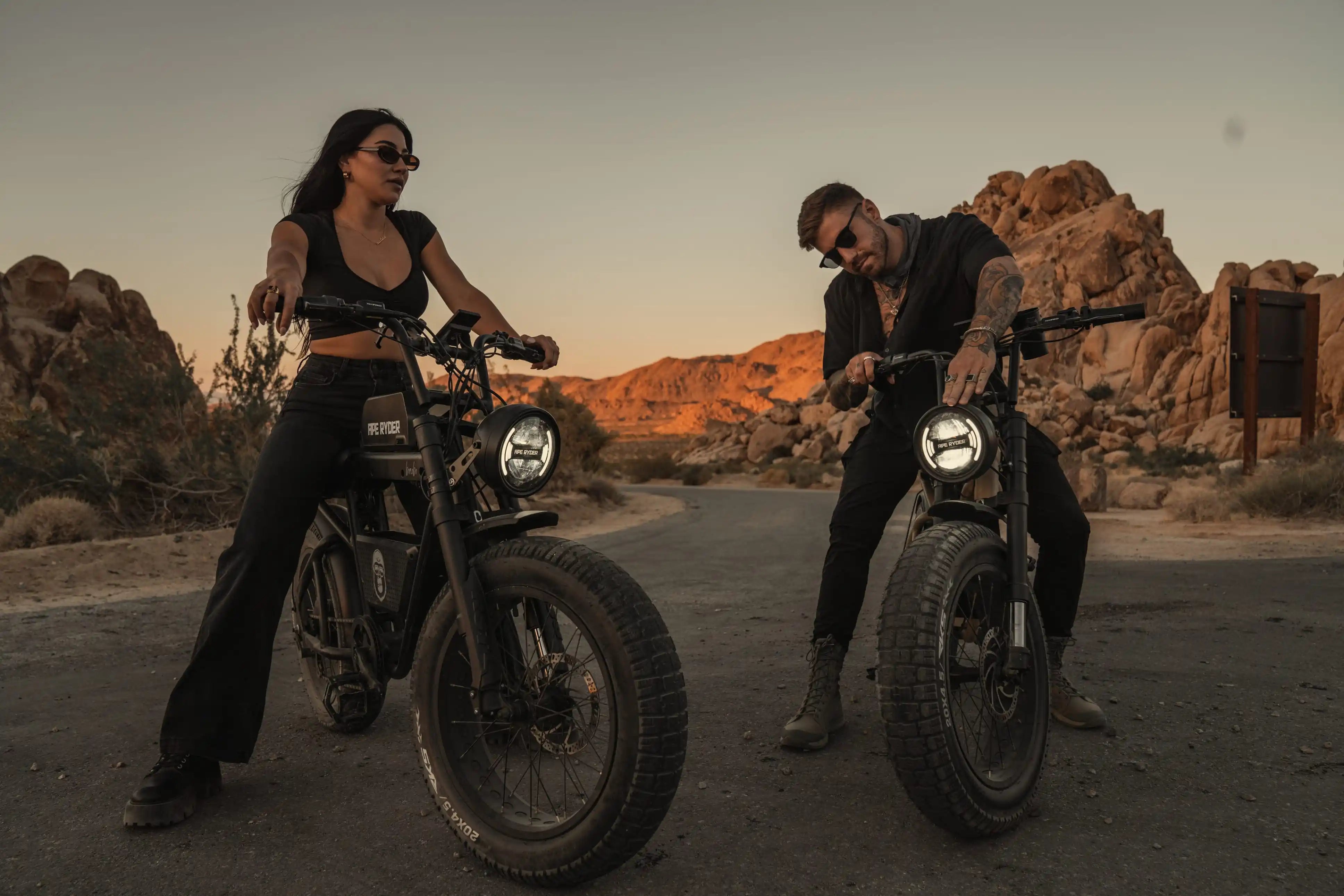 The Bonobo Electric Bike - Midnight | Fat Tire E-Bike The Bonobo Electric Bike - Midnight | Fat Tire E-Bike
