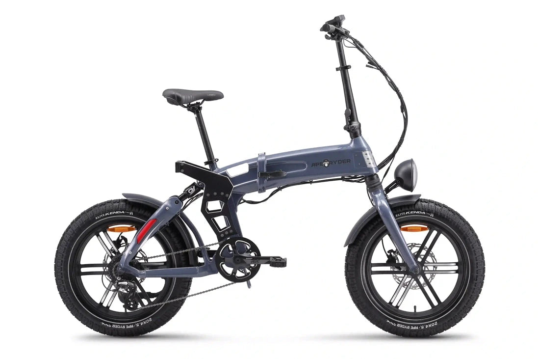 ape ryder e-bike folding electric bike blue